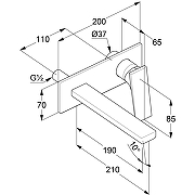 Смеситель для раковины Kludi Decus 542440575 Хром-2
