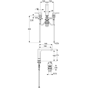 Смеситель для раковины Kludi Decus 543933975 Черный матовый-2