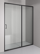 Душевая дверь Orange 150 E02-150TB профиль Черный матовый стекло прозрачное-2