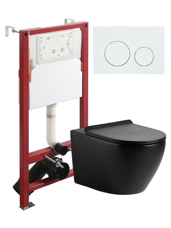 Комплект унитаза с инсталляцией Agger ATI03144+APB188 