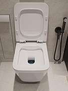 Унитаз с инсталляцией Agger ATI04100+APB188 с сиденьем Микролифт и Белой глянцевой клавишей смыва-14