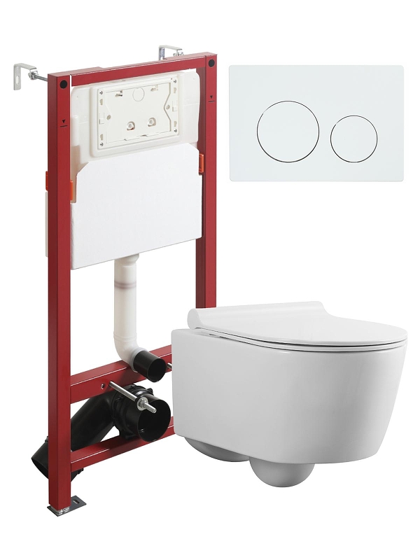 Комплект унитаза с инсталляцией Agger ATI05100+APB188 