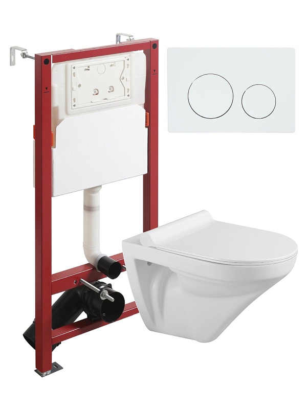 Комплект унитаза с инсталляцией Agger ATI06100+APB188 