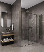 Душевая дверь Timo TDSS-150/13C-8L 1500x2000 T51L раздвижная профиль Никель стекло прозрачное-3