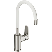 Смеситель для кухни Cersanit Moduo 68232 Сатин Белый-2