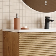 Тумба под раковину Iddis Bild 100 BIL10V0i95 подвесная Дуб светлый-12