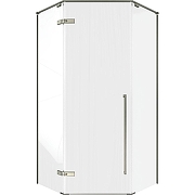 Душевой уголок Timo TTSSP-90/13C-8 900x900x2000 T66 распашной профиль Никель стекло прозрачное-1