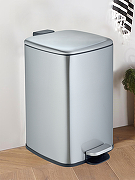 Ведро для мусора WeltWasser Berg MT 20L 10000013400 цвет Сталь матовая-1