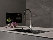 Смеситель для кухни Cersanit Zen 68249 Хром Черный-9