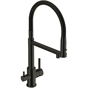 Смеситель для кухни Cersanit Zen 68250 Черный матовый-3