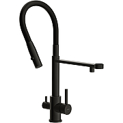 Смеситель для кухни Cersanit Zen 68250 Черный матовый-7