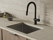 Смеситель для кухни Cersanit Brasko 68225 Черный матовый-8