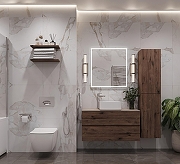 Тумба под раковину Aquanet Алвита New 100 344130 Дуб веллингтон табак-17