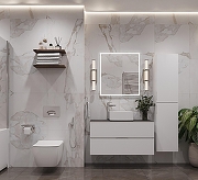 Тумба под раковину Aquanet Алвита New 100 344135 Белая матовая-17