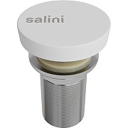 Донный клапан Salini D504 162202G click-clack Белый глянцевый-1
