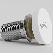 Донный клапан Salini D504 162202G click-clack Белый глянцевый-3