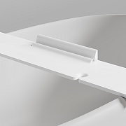 Полка для ванны Salini Gabbiano 1906201M Белая матовая-3