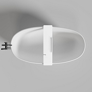 Полка для ванны Salini Gabbiano 1906201M Белая матовая-5