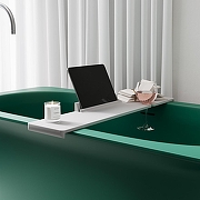 Полка для ванны Salini Gabbiano 1906201M Белая матовая-11