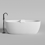 Полка для ванны Salini Gabbiano Basic 1906202M Белая матовая-6