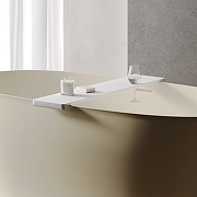 Полка для ванны Salini Gabbiano Basic 1906202M Белая матовая-7