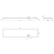 Полка для ванны Salini Gabbiano Basic 1906202M Белая матовая-9