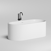 Ванна из искусственного камня Salini Perla 170х80 1049101G Белая глянцевая-2