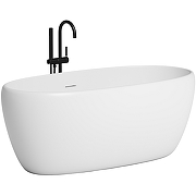 Ванна из искусственного камня Salini Luce 150х75 100122M Белая матовая