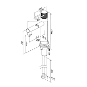 Смеситель для раковины Iddis Duna DUNGM00i01 Графит матовый-6