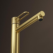 Смеситель для раковины Iddis Duna DUNMG01i01 Золото матовое-4