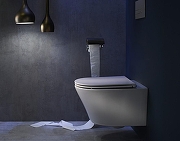 Комплект унитаза с инсталляцией Jacob Delafon Rodin+ E21751RU-00 с сиденьем Микролифт и клавишей смыва Хром-10