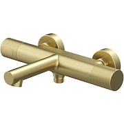 Смеситель для ванны Iddis Duna DUNMG02i74WA с термостатом Золото матовое-1