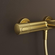 Смеситель для ванны Iddis Duna DUNMG02i74WA с термостатом Золото матовое-4