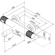 Смеситель для ванны Iddis Duna DUNMG02i74WA с термостатом Золото матовое-5