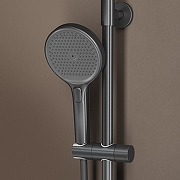 Душевая система Iddis Duna DUNGMSTi06 с термостатом Графит матовый-4