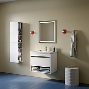 Тумба с раковиной Iddis Zodiac X 70 ZDX70WNi95K подвесная Белая-7