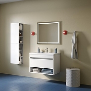 Шкаф пенал Iddis Zodiac X 35 ZDX35W0i97 подвесной Белый-4