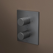 Душевая система Iddis Duna DUNGMSTi68 с термостатом Графит матовый-3