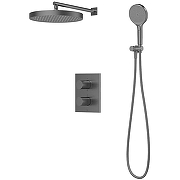 Душевая система Iddis Duna DUNGM0Ti67 с термостатом Графит матовый