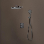 Душевая система Iddis Duna DUNGM0Ti67 с термостатом Графит матовый-2