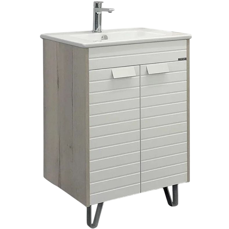 Тумба с раковиной Comforty Клеон 60Н 00-00002044 