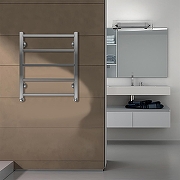 Водяной полотенцесушитель Azario Ancona 500x600 П5 AZ75556 нижнее/диагональное подключение, G 1/2 Хром-3