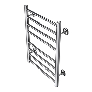Водяной полотенцесушитель Azario Parma 400x600 П8 AZ10146S нижнее/диагональное подключение, G 1/2 Хром-1