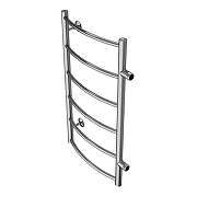 Водяной полотенцесушитель Azario Verona 400x800 П6 AZ04548 боковое подключение, G 1 Хром-1