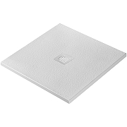 Душевой поддон из искусственного камня BelBagno Uno 80x80 TRAY-MR-UNO-A-80-35-W-BO Белый-2