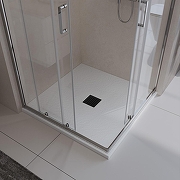 Душевой поддон из искусственного камня BelBagno Uno 80x80 TRAY-MR-UNO-A-80-35-W-NO Белый-2