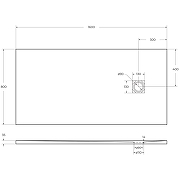 Душевой поддон из искусственного камня BelBagno Uno 160x80 TRAY-MR-UNO-AH-160/80-35-W-NO Белый-7