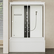 Душевая кабина Orans SR-86202W 150x90 86202W с гидромассажем-4