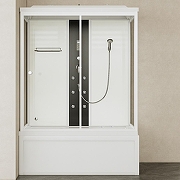 Душевая кабина Orans SR-86202WM 150x90 86202WM с гидромассажем-4