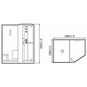 Душевая кабина Orans SR-89103LS Black LH 180x130 L 89103LBLH с сауной и гидромассажем-11
